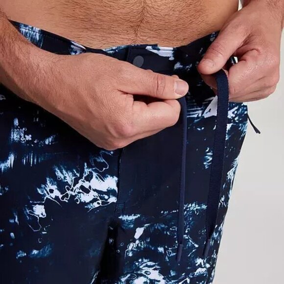 VRST Men’s 5” Resort Short Indigo Craft Pull On Draws String Active Size XXL - Picture 3 of 4